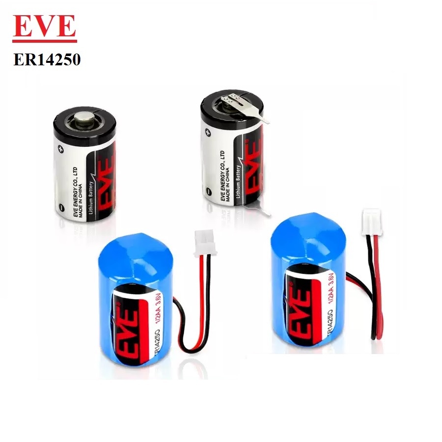 Pin ER14250 EVE 3.6V 1/2AA Lithium 1.200mAh Hàng Chính Hãng Dùng Cho Nhiệt Kế Ẩm