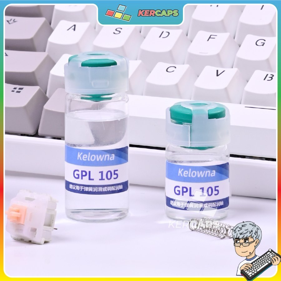 Kelowna - Dầu lube 105, 105G0, mỡ lube Permatex bàn phím cơ. Lube stab, lube switch, lube lò xo