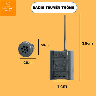  Đồ chơi lắp ráp swat army mô hình lắp ghép quân sự - Radio No.485 