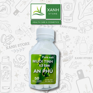 Viên muối sinh lý An Phú - Lọ 50 viên - Tự pha, rửa mũi, súc miệng, làm sạch miệng