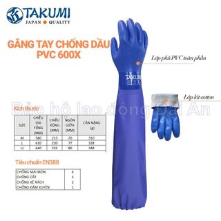 Găng tay chống dầu takumi loại dài hết cánh tay pvc-600x