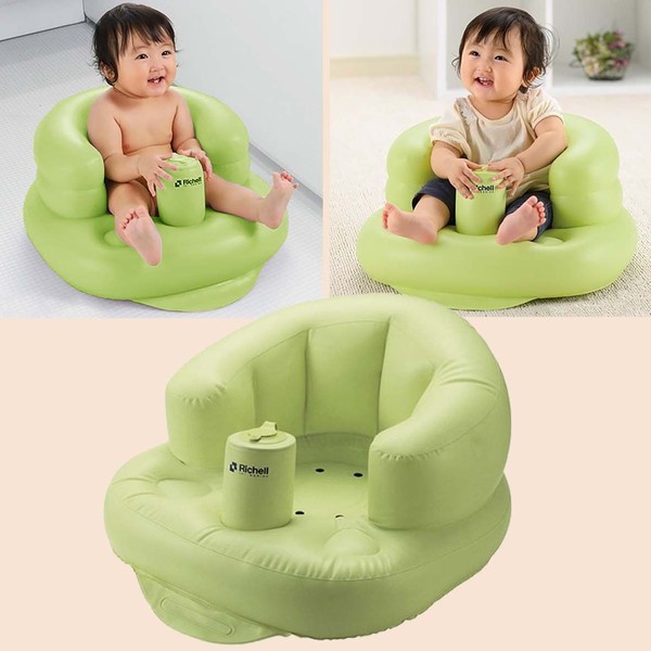 Ghế hơi tập ngồi Richell Nhật Bản chính hãng