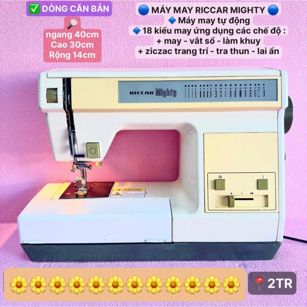 MÁY MAY ĐA NĂNG RICCAR NHẬT BẢN