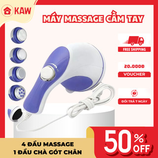 Máy Massage Cầm Tay Relax, Giúp Thư Giãn Giảm Mệt Mỏi Giảm Đau Vai Gáy Và Giúp Tan Mỡ Bụng, Đùi