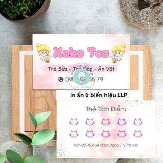 Danh thiếp, thẻ liệu trình, phiếu giảm giá.... Giấy in đẹp