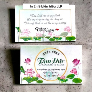 Danh thiếp, thẻ liệu trình, phiếu giảm giá.... Giấy in đẹp