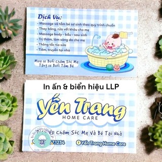 Danh thiếp, thẻ liệu trình, phiếu giảm giá.... Giấy in đẹp