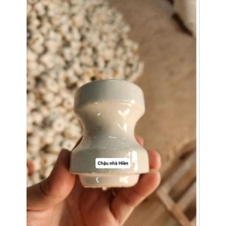  Combo 10 cục Sứ cách điện dài 6.7cm đường kính 5cm 