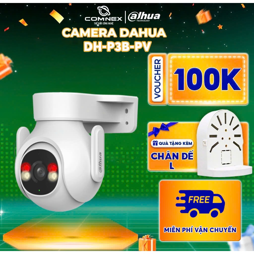 Camera Picoo B1 5MP DH-P5B-PV | DH-P3B-PV Xoay 360 độ