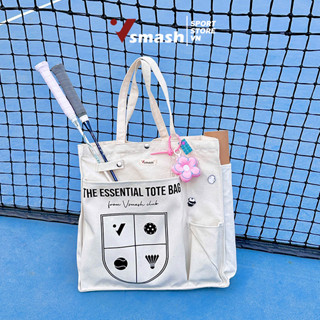Túi Tote Thể Thao Vsmash Sportwear – Vải Canvas Dày, Form Cứng – Ngăn Rộng – Dùng Cho Cầu Lông, Tennis, Pickleball