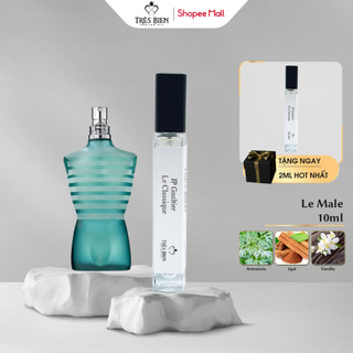 Tinh dầu nước hoa Nam Le Male 10ml chính hãng Très Bien hương Vani nam tính sexy