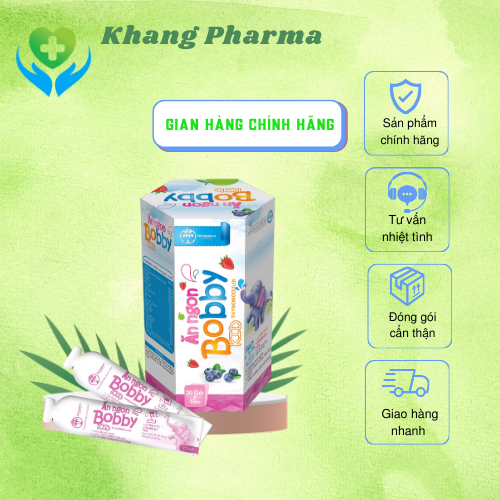 Siro BOBBY KID TW Hanopharco 💥 CHÍNH HÃNG💥 Sản phẩm hỗ trợ tăng sức đề kháng hệ tiêu hóa giúp ăn ngo