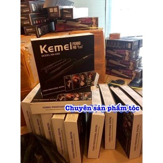 ✅KEMEI Máy Uốn Tóc Đa Năng 4in1 KM4083 - 4 Kiểu Tóc Hot 2021 Uốn Xoắn Ốc Lọn Sợi Mì Gợn Sóng - Nhiệt Độ 80-200 Độ C