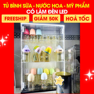 Tủ Đựng Bình Sữa - Tủ Trưng Bày Mỹ Phẩm - Tủ Trưng Bày Mica - Tủ Đựng Nước Hoa - Tủ Để Bình Sữa - Tủ Mica Trong Suốt