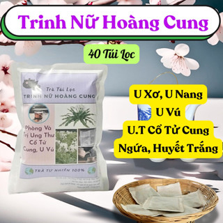 Trà Trinh Nữ Hoàng Cung ( 40 Túi lọc) - Phòng và Giảm ung thư cổ tử cung, u xơ, u nang buồng trứng - Trà Đông Y Việt