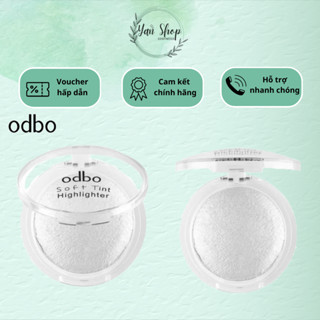 Phấn Bắt Sáng ODBO Soft Tint Highlight Có Nhũ Hàng Chính Hãng Makeup 4g