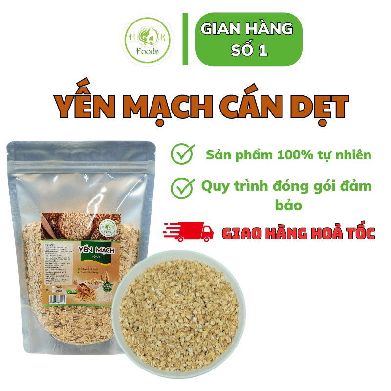 Yến mạch Úc nguyên hạt cán dẹt 500g