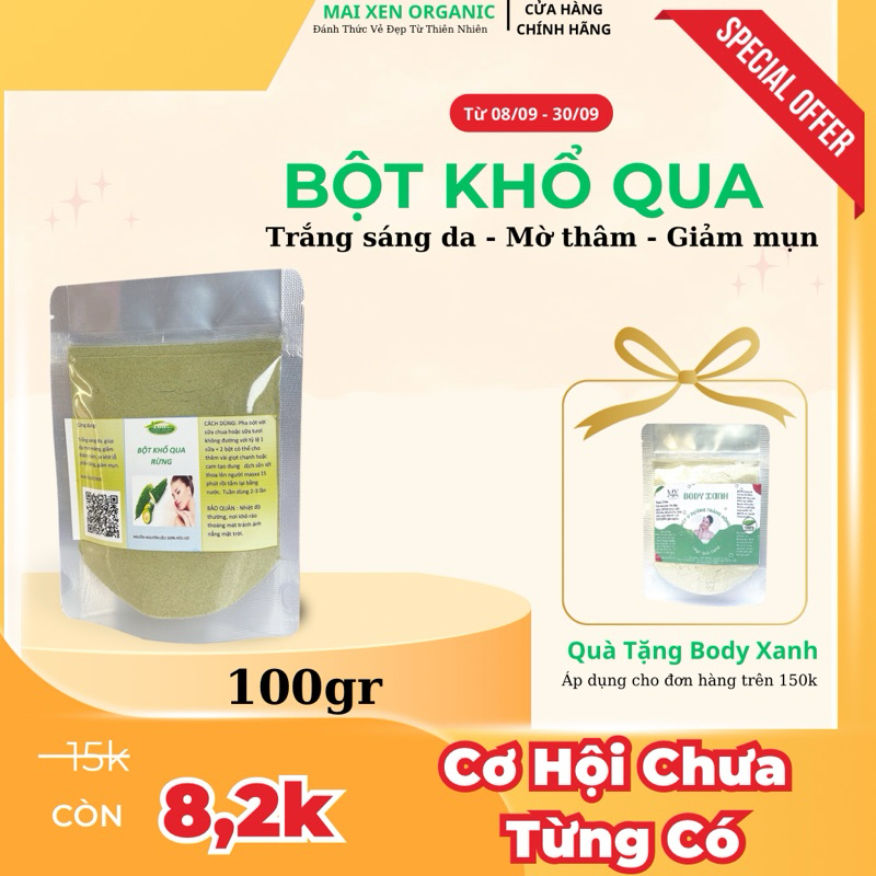 100gram Bột khổ qua rừng [Handmade] đắp mặt