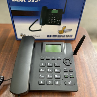 Điện thoại bàn lắp sim homephone, ghone, sim di động DDK 995+ mẫu mới, 2 sim, pin BL-5C cao cấp