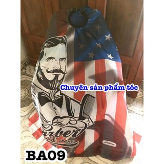 ✅freeship✅  Áo choàng cắt tóc , khăn choàng cắt tóc Barber BA09 ( 1m55 x 1m50 )