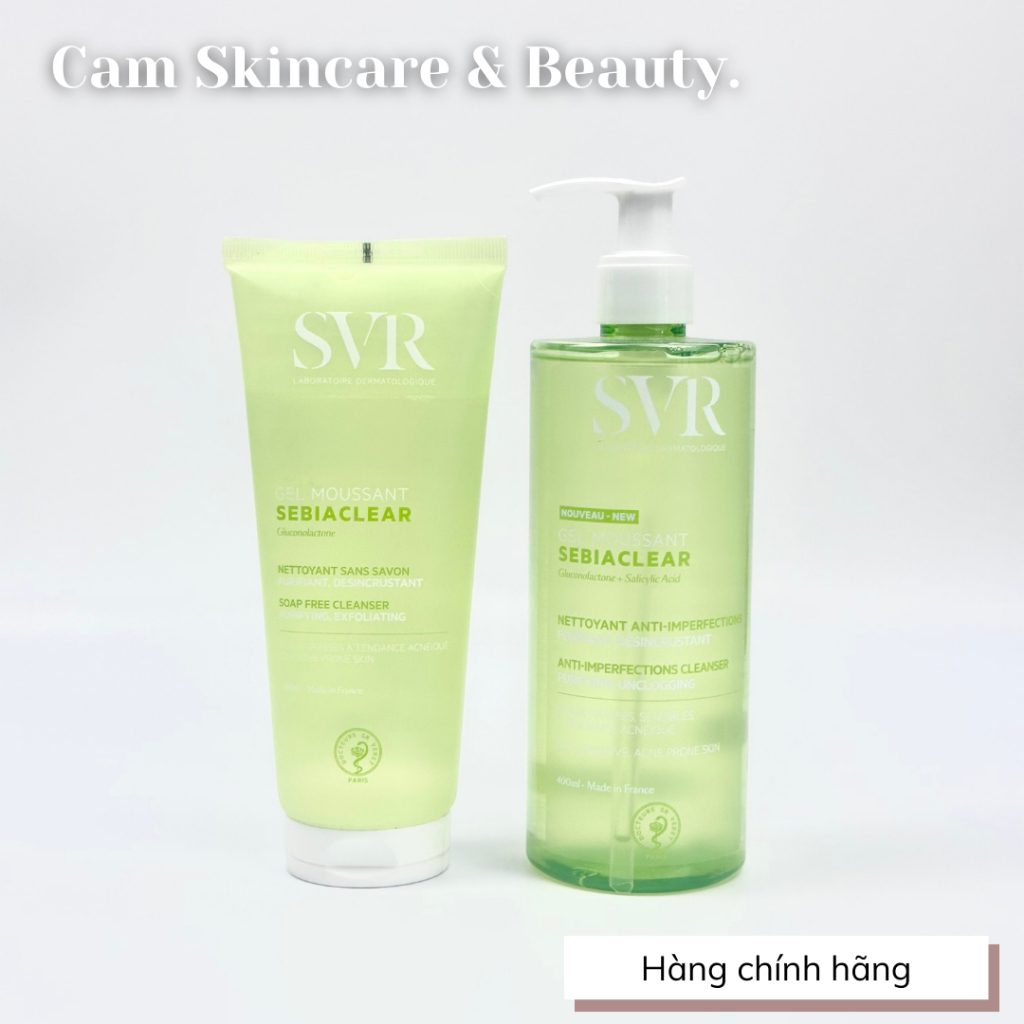 Sữa rửa mặt SVsebiaclear Gel Moussant