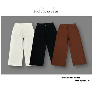  BAGGY KAKI PANTS - Quần Kaki Rộng Dài Nam Nữ 3 Colors 