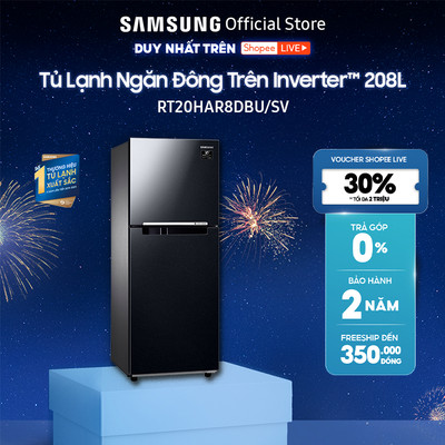 [Livestream] Tủ Lạnh Samsung Ngăn Đông TrênDigital Inverter™,208L(RT20HAR8DBU/SV)