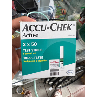 Que thử AccuChek Active DATE XA (25-50 que) 1/2027