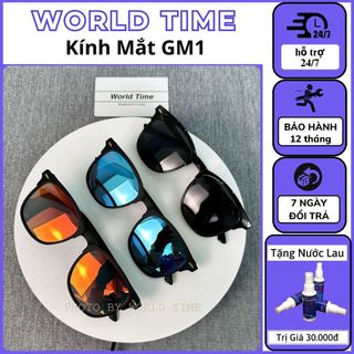 Kính mát nam cao cấp GM1 full box, bảo hành 12 tháng, tròng Polarized cường lực, chống chói, chống tia UV400