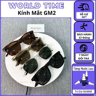 Kính mát nam cao cấp GM2 full box, bảo hành 12 tháng, tròng Polarized cường lực, chống chói, chống tia UV400