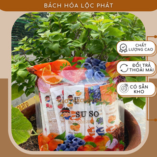 Kẹo Thạch Trái Cây Suso Cây Dài Mix Vị - 1 Gói 800g 24 Thanh - Ăn vặt Giá Rẻ - Bách Hóa Lộc Phát