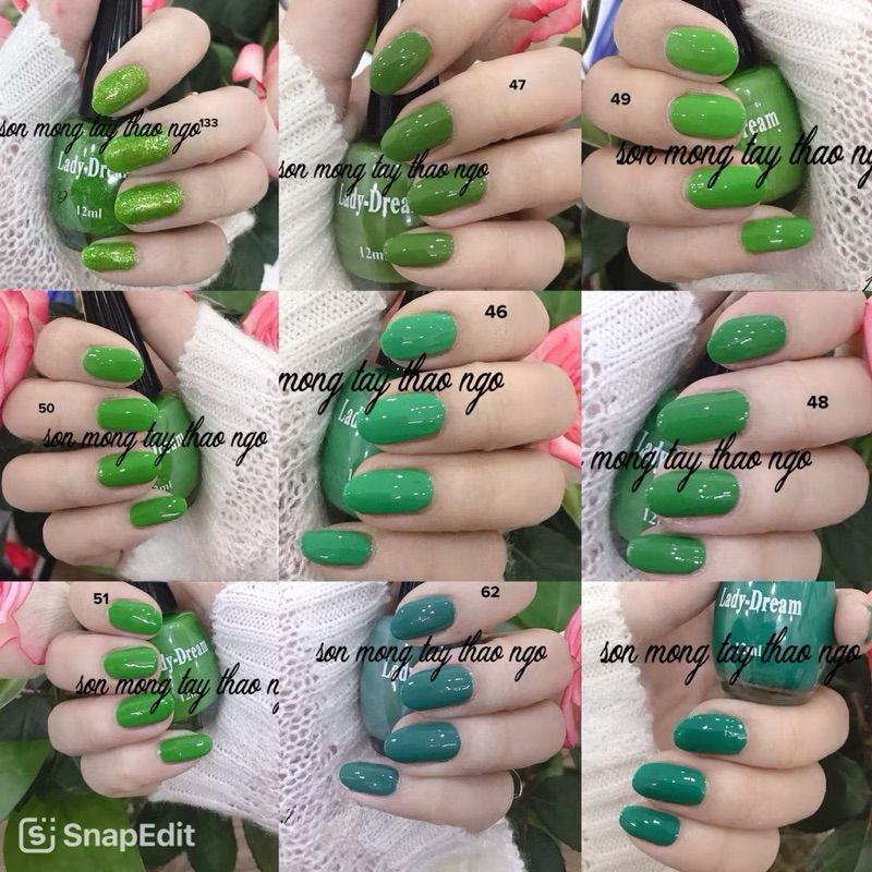 Sơn móng tay Ladydream 12ml (sơn thường)