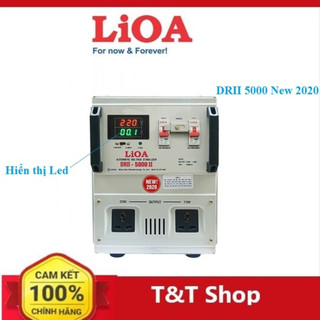 Ổn áp Lioa 5KVA dải 150V, 90V