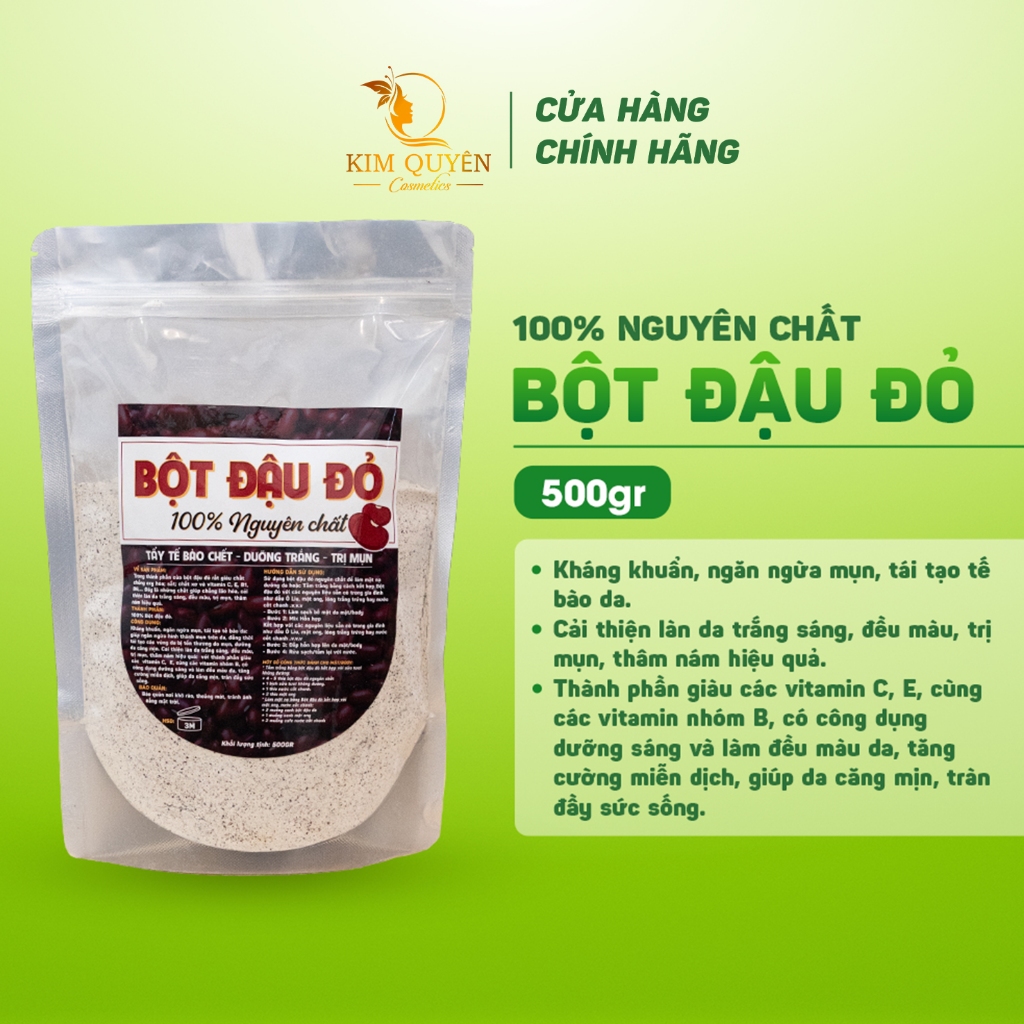 Bột Đậu Đỏ nguyên Chất 500g 100% đậu đỏ