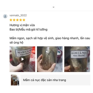 Mắm cá nục_ hủ 500g