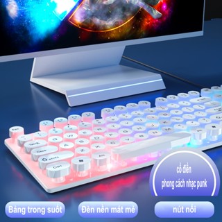Bàn phím cơ, Bàn phím, Bàn phím chơi game, bàn phím máy tính có dây, bàn phím văn phòng tích hợp đèn LED màu siêu đẹp,
