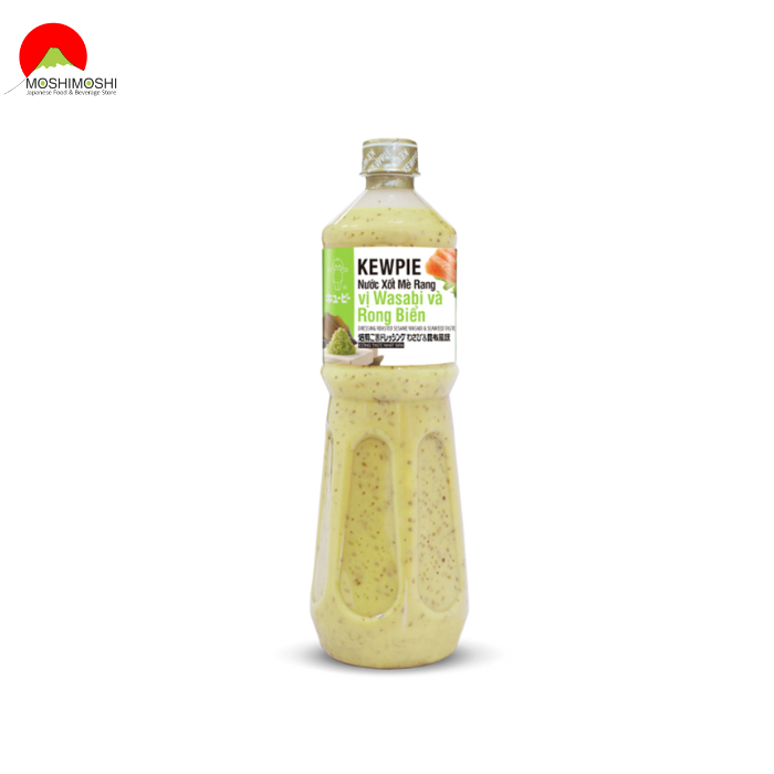Nước xốt mè rang vị Wasabi và rong biển Kewpie - Nước sốt Nhật Bản 1L