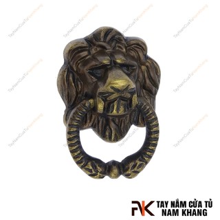 Núm đồng đầu sư tử NKD042 (Màu Đồng Cổ)