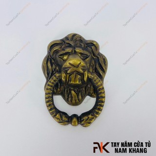 Núm đồng đầu sư tử NKD042 (Màu Đồng Cổ)