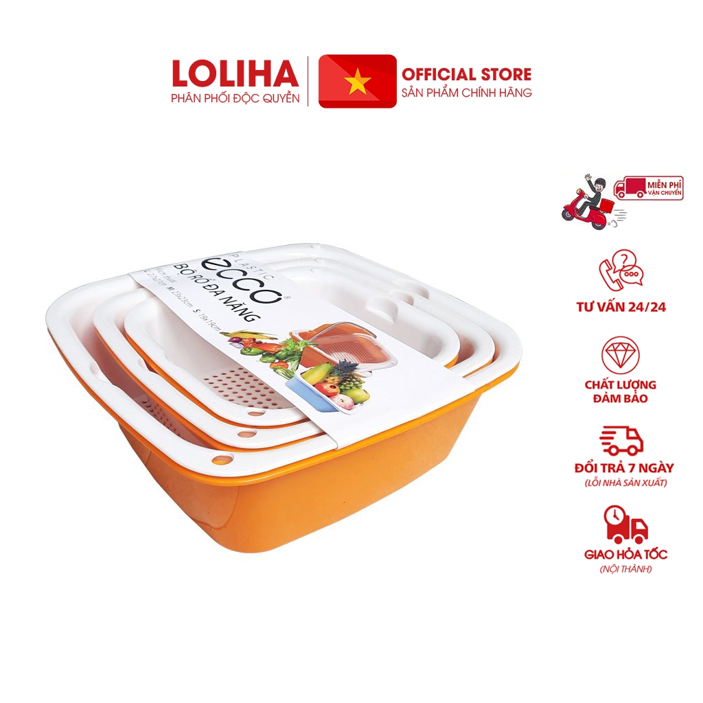 ⛔FREESHIP⛔ Combo 5 Bộ 6 rổ, chậu kháng khuẩn