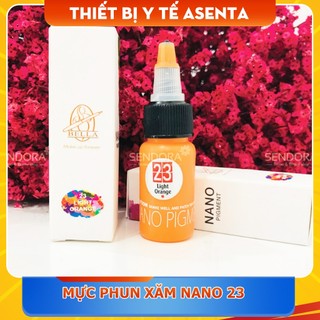 Mực phun xăm Nano 23 - Light Orange (màu cam tươi)