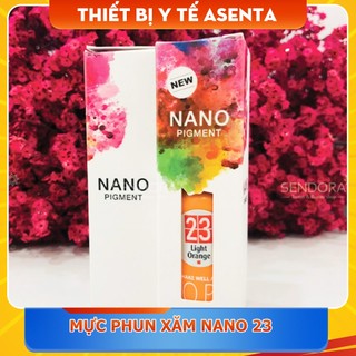 Mực phun xăm Nano 23 - Light Orange (màu cam tươi)