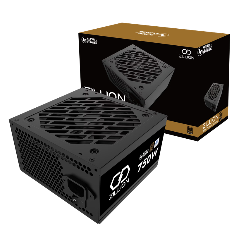 Nguồn máy tính Super Flower Zillion DB Bronze 750W ATX3.1|Black