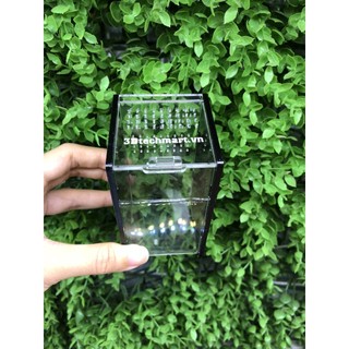 hộp nuôi nhện sling cao cấp 5-5-10cm