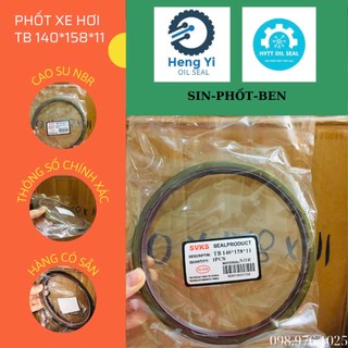 Phốt xe hơi TB 140*158*11 oil seal, Phốt chắn dầu sắt có lò xo TB 140 × 158 × 11, Heng Yi Phốt Ben