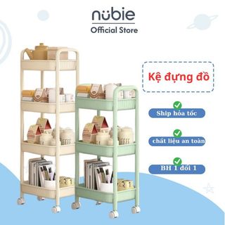 (3/4 Tầng) Kệ Đựng Đồ Dùng Đa Năng, Xe Đẩy Spa, Nhựa Nguyên Sinh Chắc Chắn, Có Bánh Xe Và Lỗ Thoát Nước Tiện Dụng