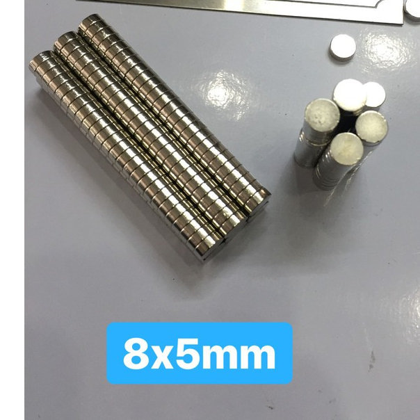 Viên nam châm đất hiếm 8x5mm