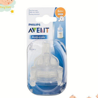 [ Đủ size] Núm ti thay thế bình sữa Avent Classic