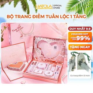 Bộ trang điểm TUẦN LỘC set makeup KÈM TÚI ĐỰNG đầy đủ quà tặng ý nghĩa, set quà cho bạn gái bạn nữ Hatola