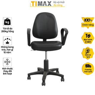 Ghế xoay văn phòng GS550 Hòa Phát chính hãng có tay vịn chân xoay ngả lưng êm ái